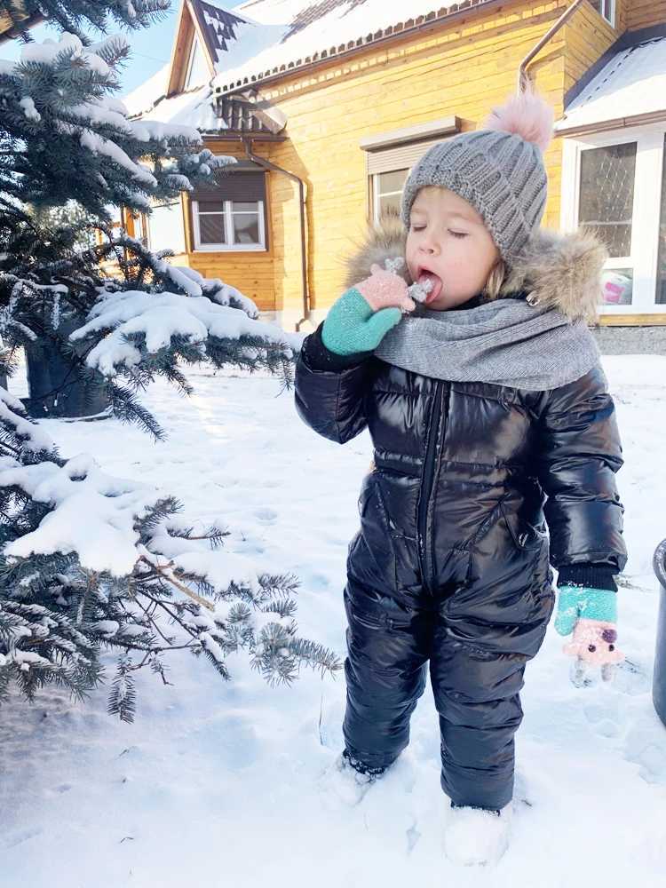Down Coat Winter childrens one-piece down jacket boys waterproof thick down jacket girls unwashed warm jacket 2-6 years old H241010