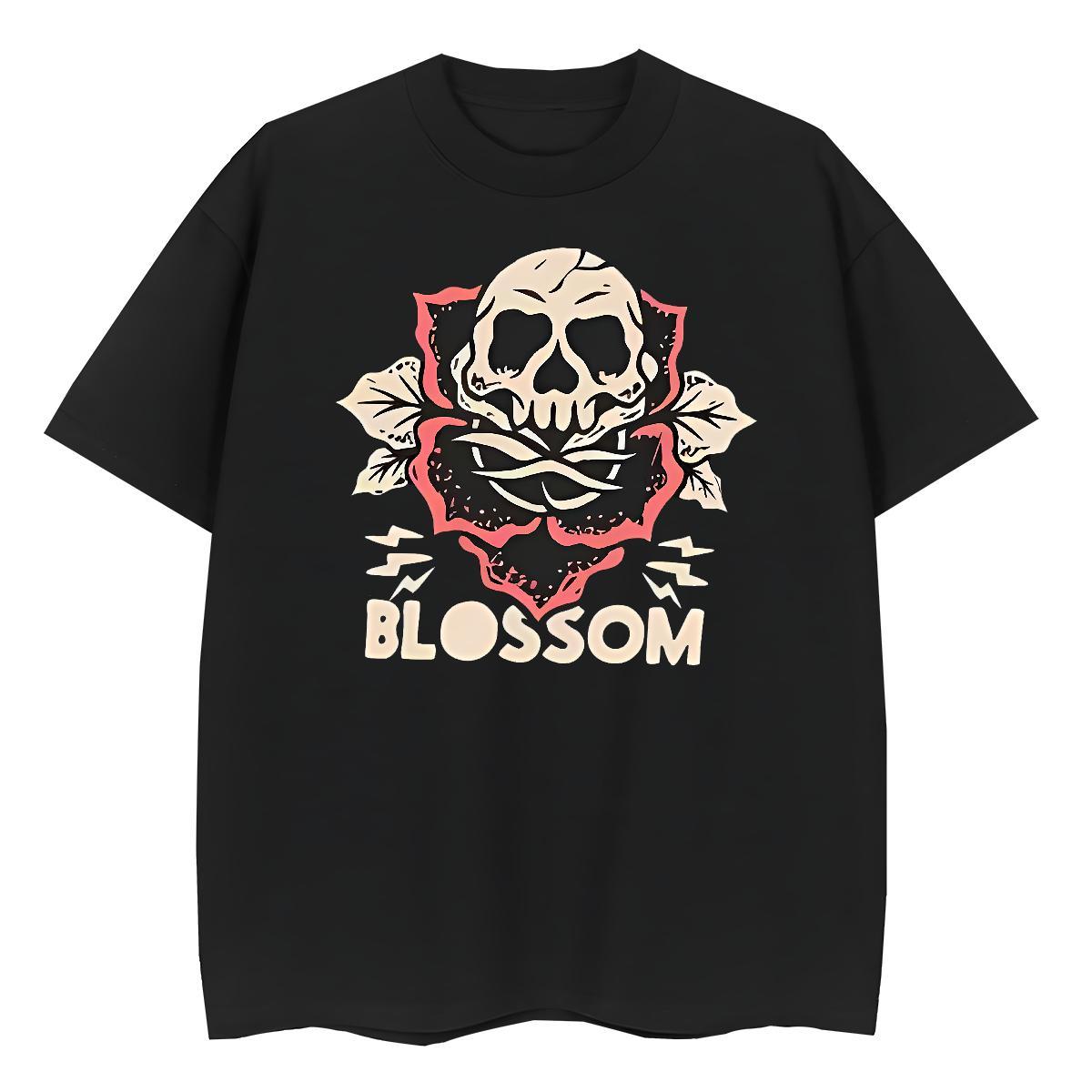 Casual New T shirt 230g Pure Cotton O Neck Short Sleeves Street Casual halloween Women Tees 5A DIY Printed Top Shirts