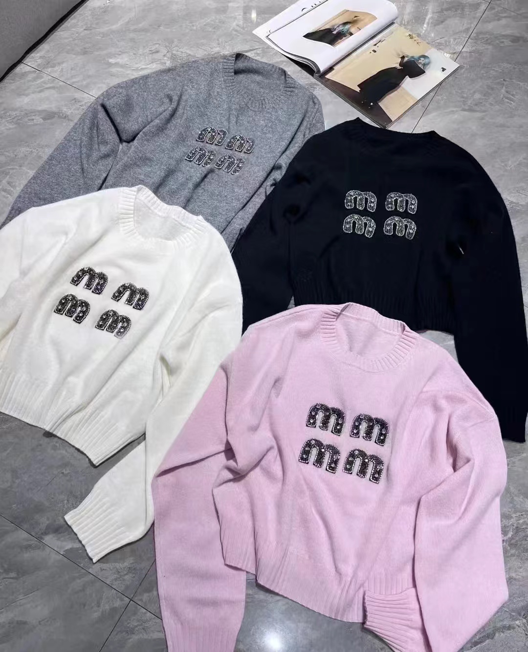 Designer women polo sweater top winter new long sleeve vintage twist knitted sweater womens pink sweaters baggy knitwear pullover jumper female clothing