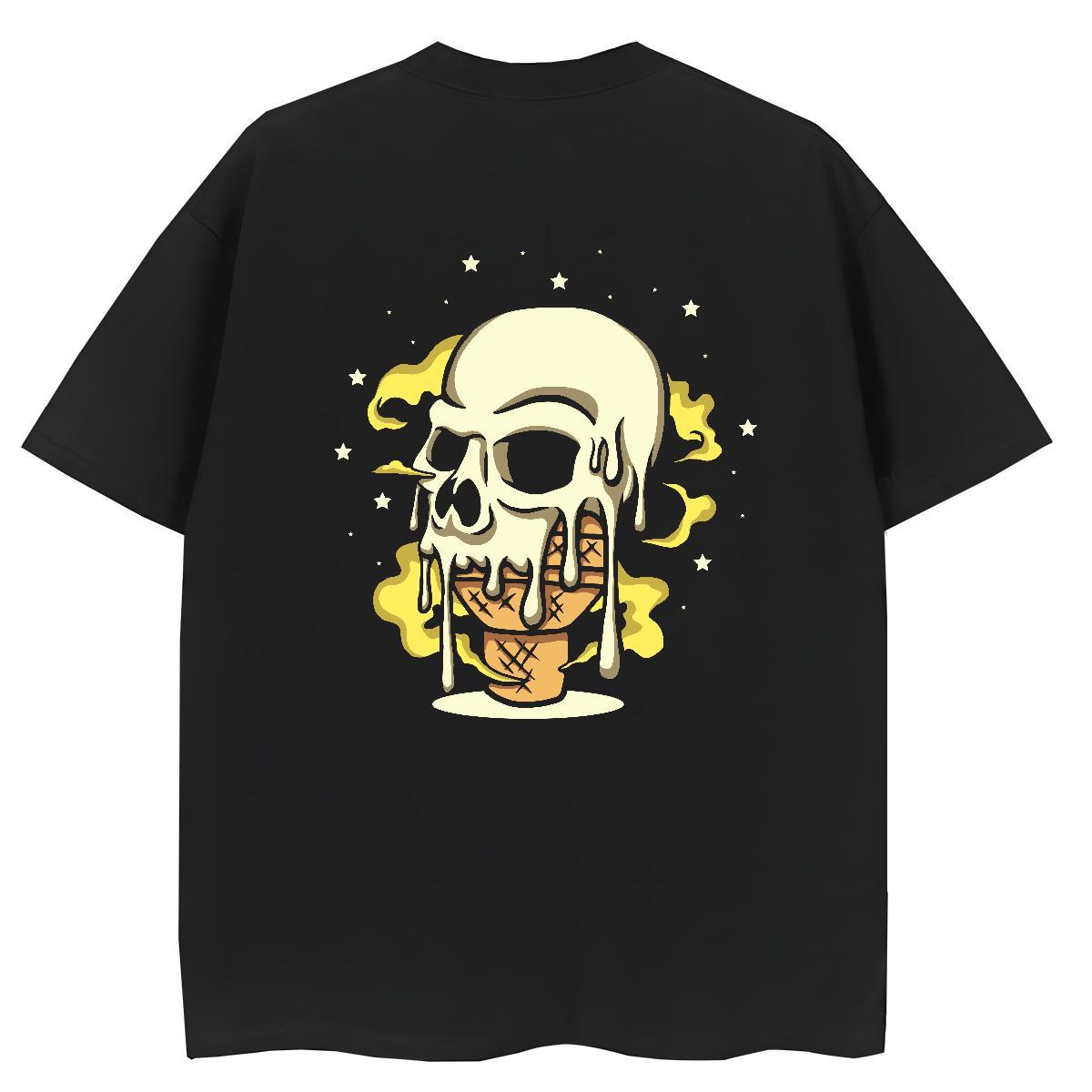 New Woman T Shirts 230g Cotton O-Neck Short Sleeve Outdoor skull Womens Tshirts Designer Custom Printed Tees