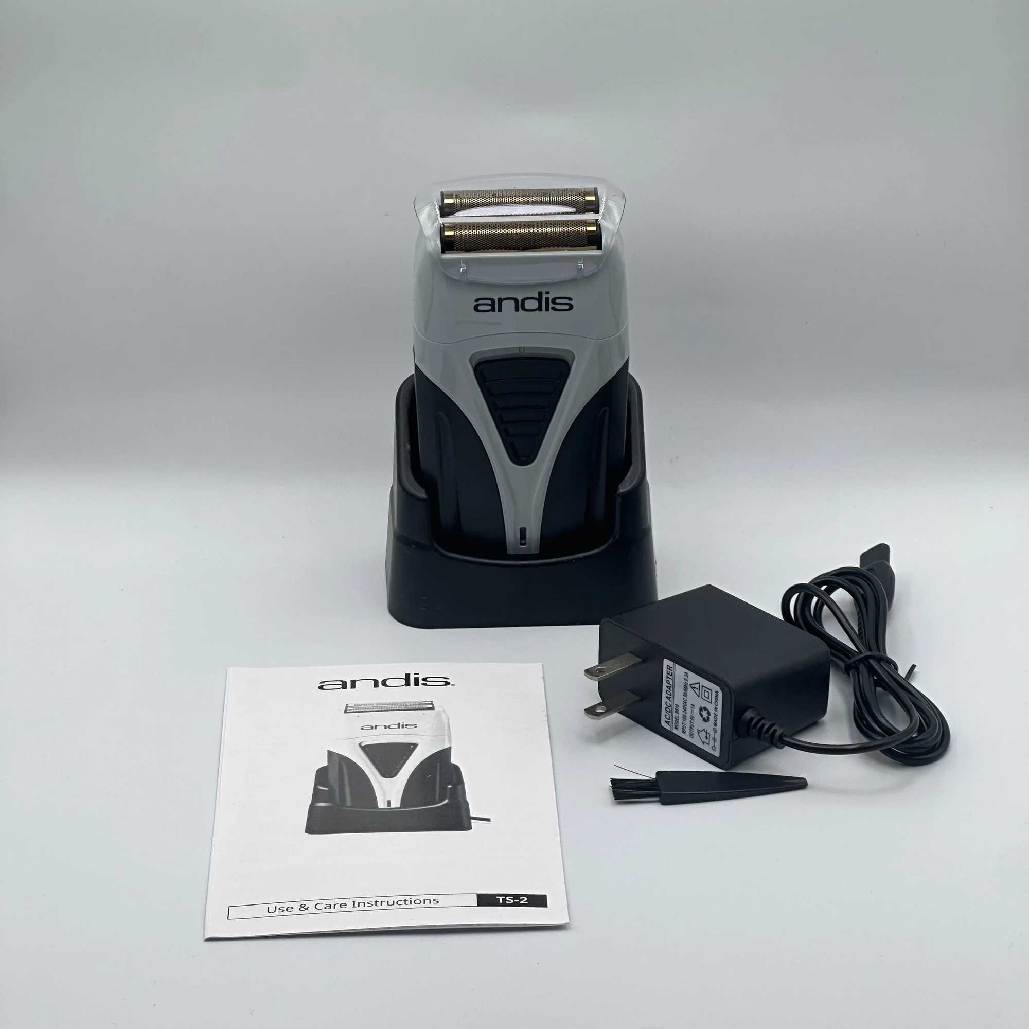 100% original ANDIS Profoil Lithium Plus 17200 Barber Hair Cleaning Electric Shaver W24101011