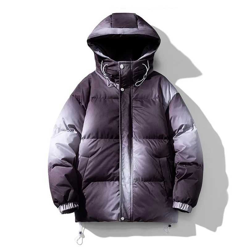 Men's Down Parkas Winter Various Camouflage Styles Warm Thicken Coat Strtwear Retro Warm Hooded Bubble Coat Warm Hooded Puffer Jacket for Male Y2