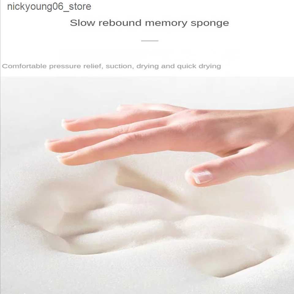 Non-Slip Bath Mats Large size bathroom mat U-shaped bathroom carpet absorbent and non slip toilet mat home decoration L240910