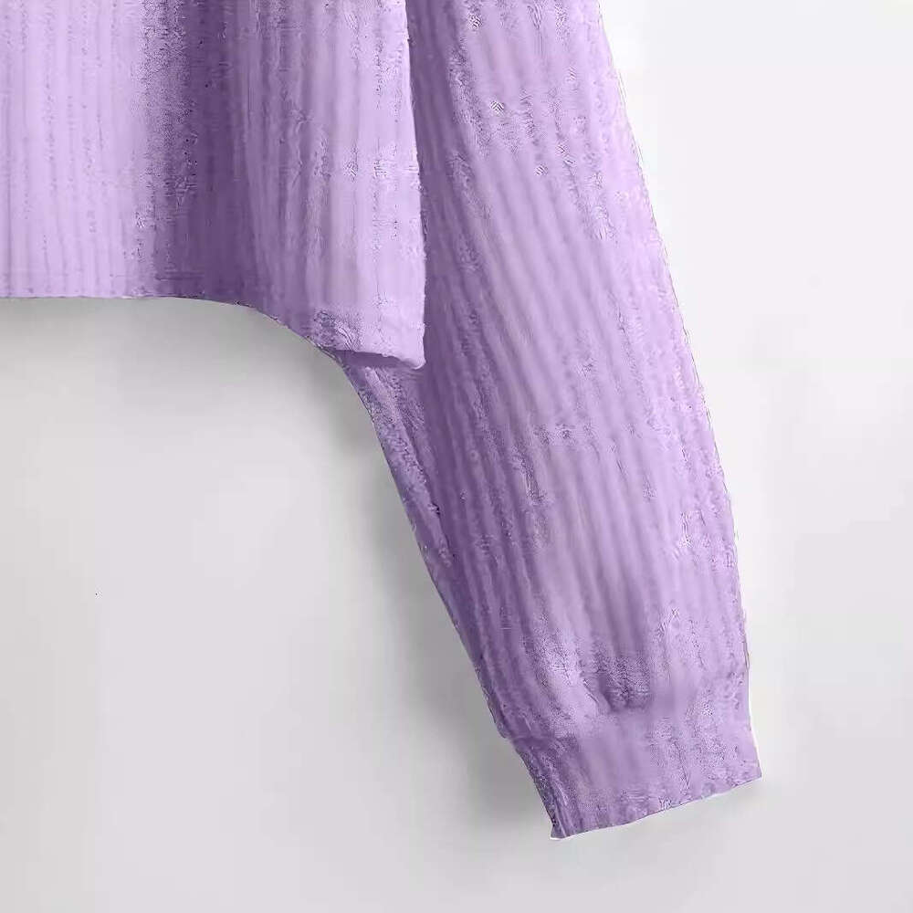 2024 autumn and winter new pullover V-neck loose long sleeved lazy knit sweater