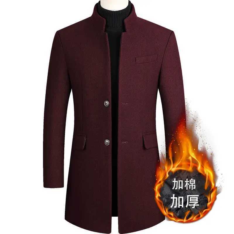 2023 new arrival winter warm wool overcoat thicked trench coat menHigh quality mens smart casual woolen jacketssize M-4XL LX241010