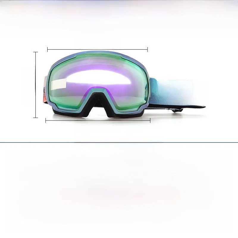 Border spherical skiing goggles double-layer anti fog adult skiing goggles Guangzhou equipment snow goggles sports outdoor goggles CL241010