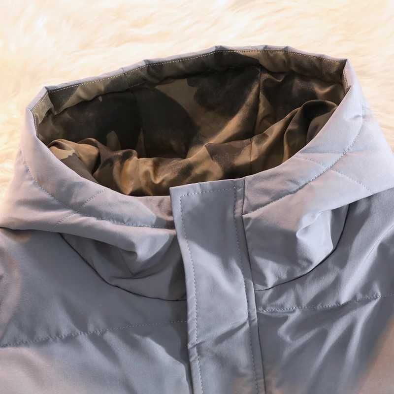 Men's Down Parkas Winter Warm Thicken Coat Mens Basic Fashion Hooded Parkas Windproof and Waterproof Ski Jacket Hooded Puffer Jacket for Male Y24