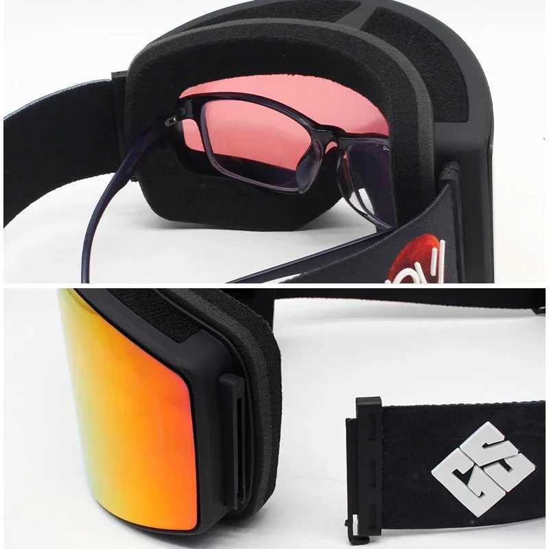 Ski goggles 2025 anti fog mens snow goggles mountain winter womens ski goggles double womens ski goggles motorcycle goggles CL241010
