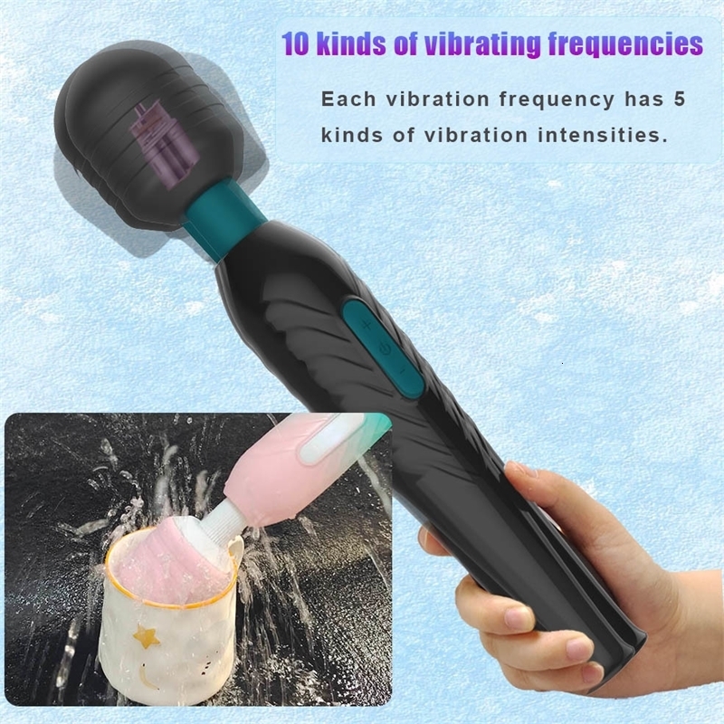 Big AV Stick Vibrator Adult Sex Toys for Woman Body Massage Powerful Vibration Girl Clitoris Stimulate Huge Vibrators for Women 240914