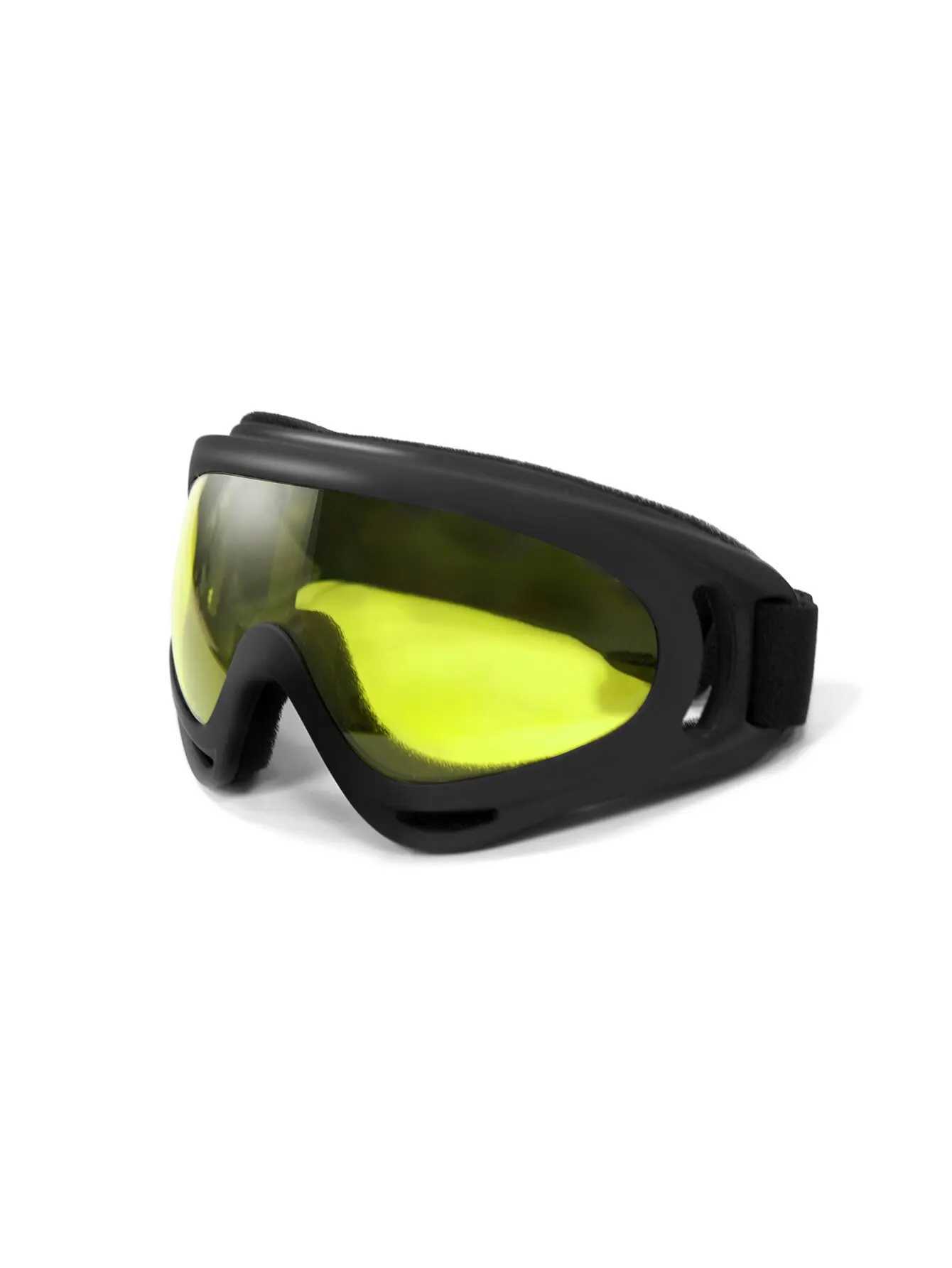 Bicycle and motorcycle sports goggles yellow lens Ues for night protection anti sand skiing goggles wholesale X400 1 piece CL241010