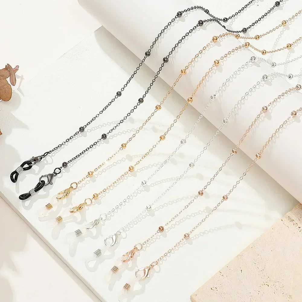 2024 Glasses Beaded Glasses Chain for Women Summer Beads Hangs Mask Strap Handmade Necklace Sunglasses Lanyard Fashion JewelryX241010