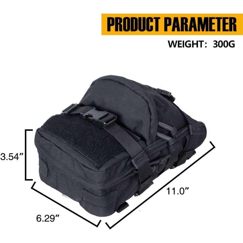 IDOGEAR Mini MOLLE Reservoir Bag Outdoor Water Bladder Carrier Pack for Tactical Vest Backpack