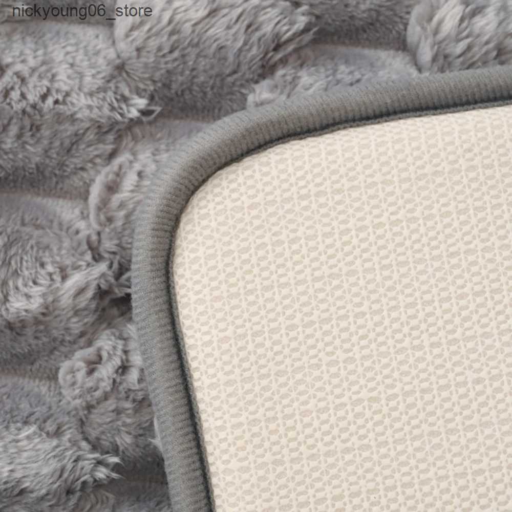 Non-Slip Bath Mats Shower Room Doormat Mat Non-slip Carpets Plush Bathroom Bath In Wash Basin Bathtub Side Floor Rug Super Absorbent Bath Mat L240910