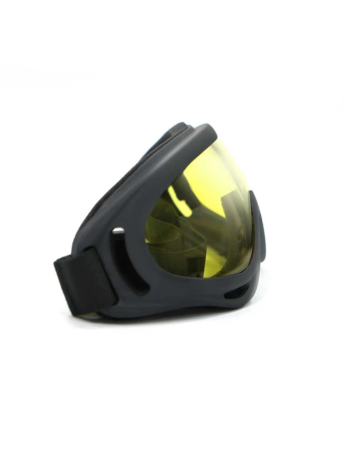 Bicycle and motorcycle sports goggles yellow lens Ues for night protection anti sand skiing goggles wholesale X400 1 piece CL241010
