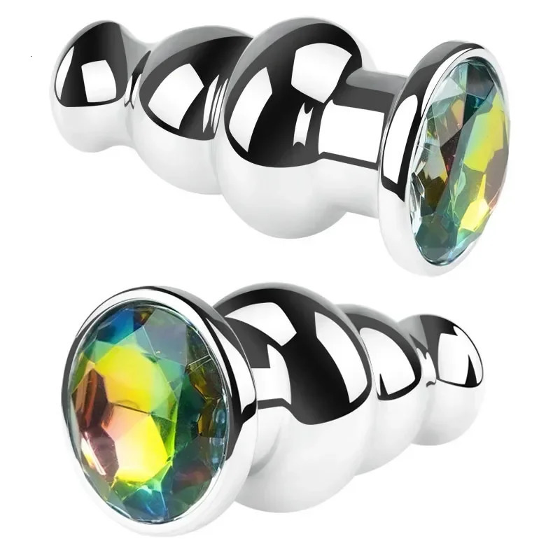 Anal Plug Sex Toys Crystal Heart Smooth Steel Annal Extreme Butt Buttplug for Woman Prostate Massager Stimulator Adult Toys Man 241010