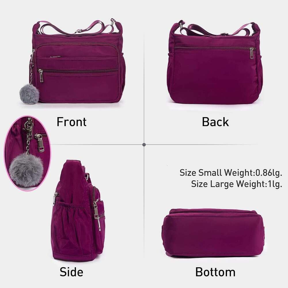 Women's Shoulder Bags with RFID Anti Thief Pocket Casual Handbag Travel Bag Messenger CrossBody Purse for Women
