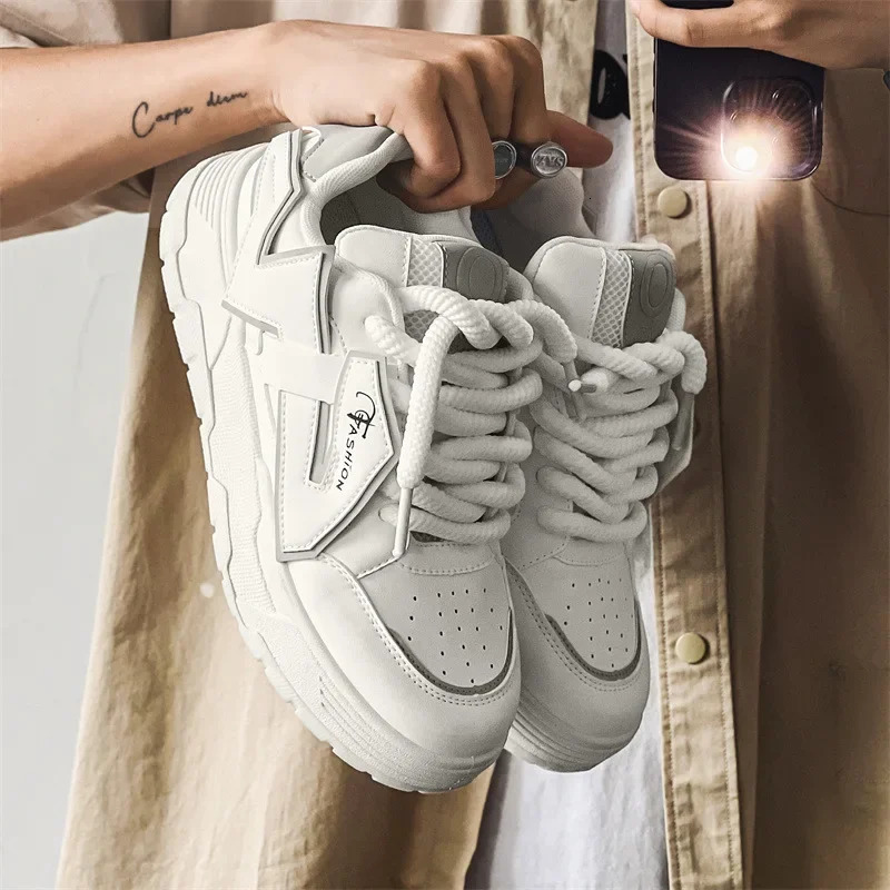 Mens Basketball Men - Low Profile Unisex Sports Shoes with Wide Sole, Short and hot Chubby Design, Ideal for Hip-Hop Style