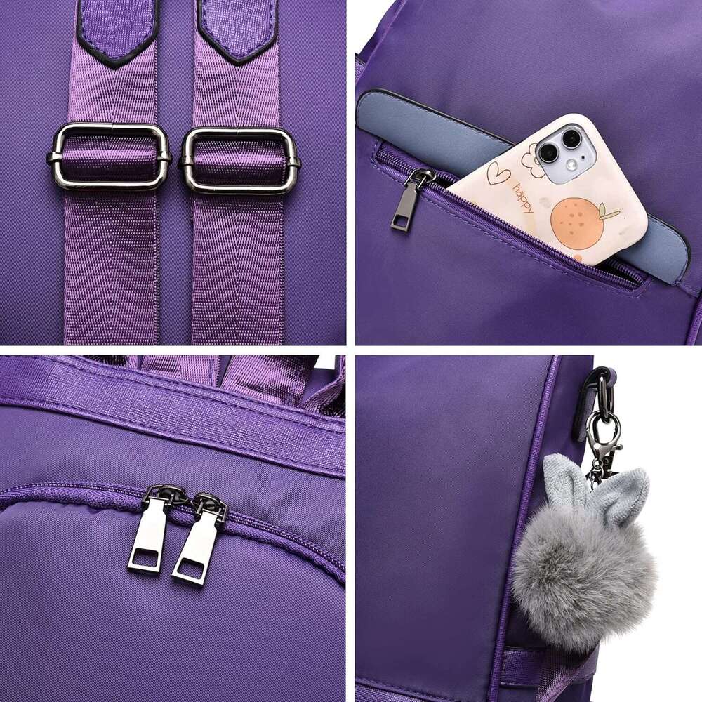 Women Fashion Backpack Purse Anti Theft Waterproof Travel Lightweight Casual Shoulder Satchel Bag