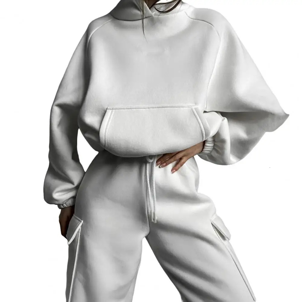 Hoodie and pants hoodie set womens twopiece sweater mens 241007