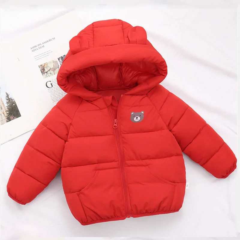 Down Coat Better Versatile Winter Jackets for Boys and Girls Sweet Cartoon Printed Hoodies Warm Jackets for 0-7 Year Old Baby Fashion Childrens Clothi
