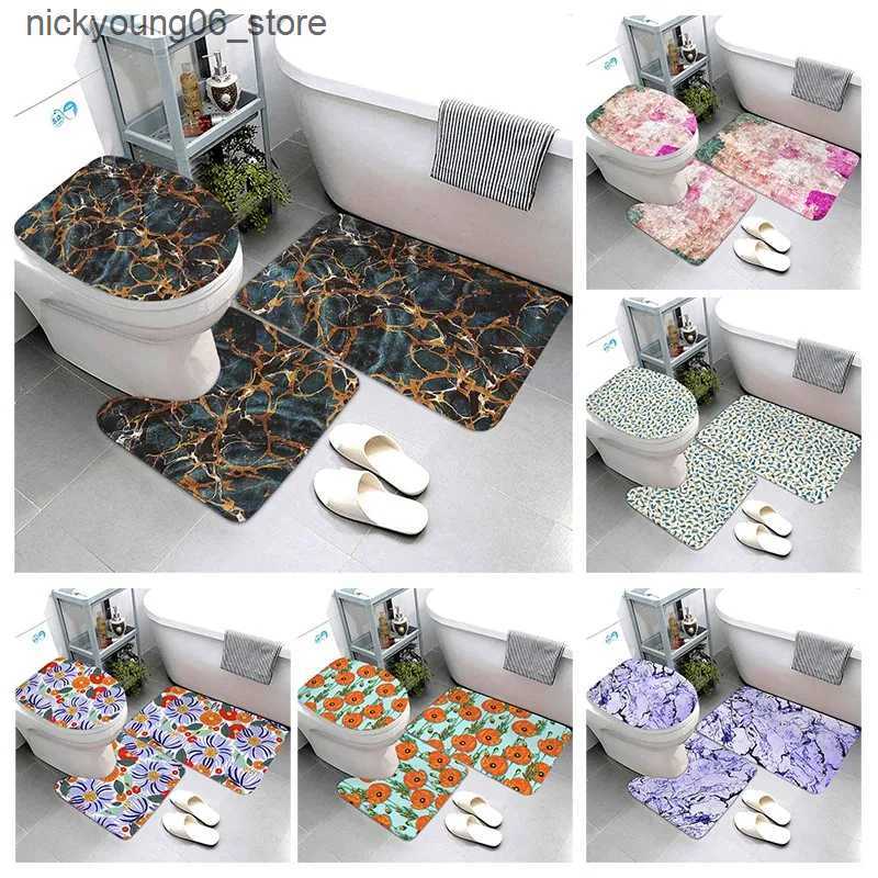 Non-Slip Bath Mats Green plants Mat Bathroom ins Rug Shower Mat Absorbent Foot Mat Entrance Door Mat Kitchen Mat room mat Bathtub toilet rug L240910