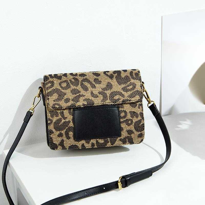 CMM Leopard Print Womens Armpit Bag Autumn Winter New Stylish and High End Shoulder Versatile Crossbody Small Square Bag