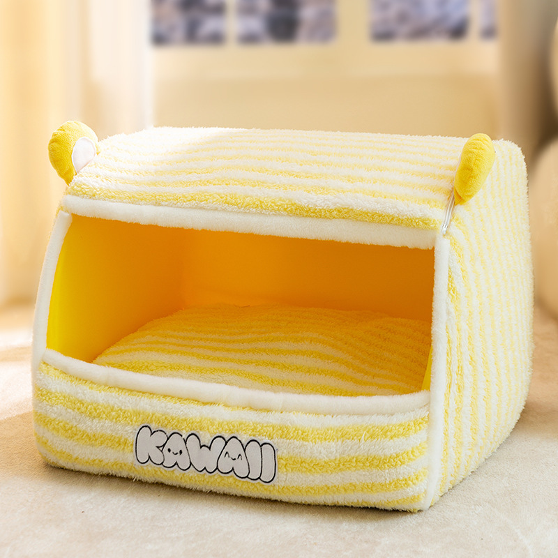 Warm Cozy 2024 Pet House: Neutral Wind Large Drawer Dog Kennel for Golden Retriever & Labrador