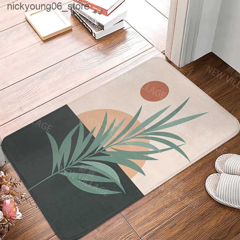 Non-Slip Bath Mats Anti-slip Bath Mat Bathroom Small Rug Shower Mat Home Decor Door Mat Kitchen Bedroom Entrance Room Mats boho abstract morandi L2409
