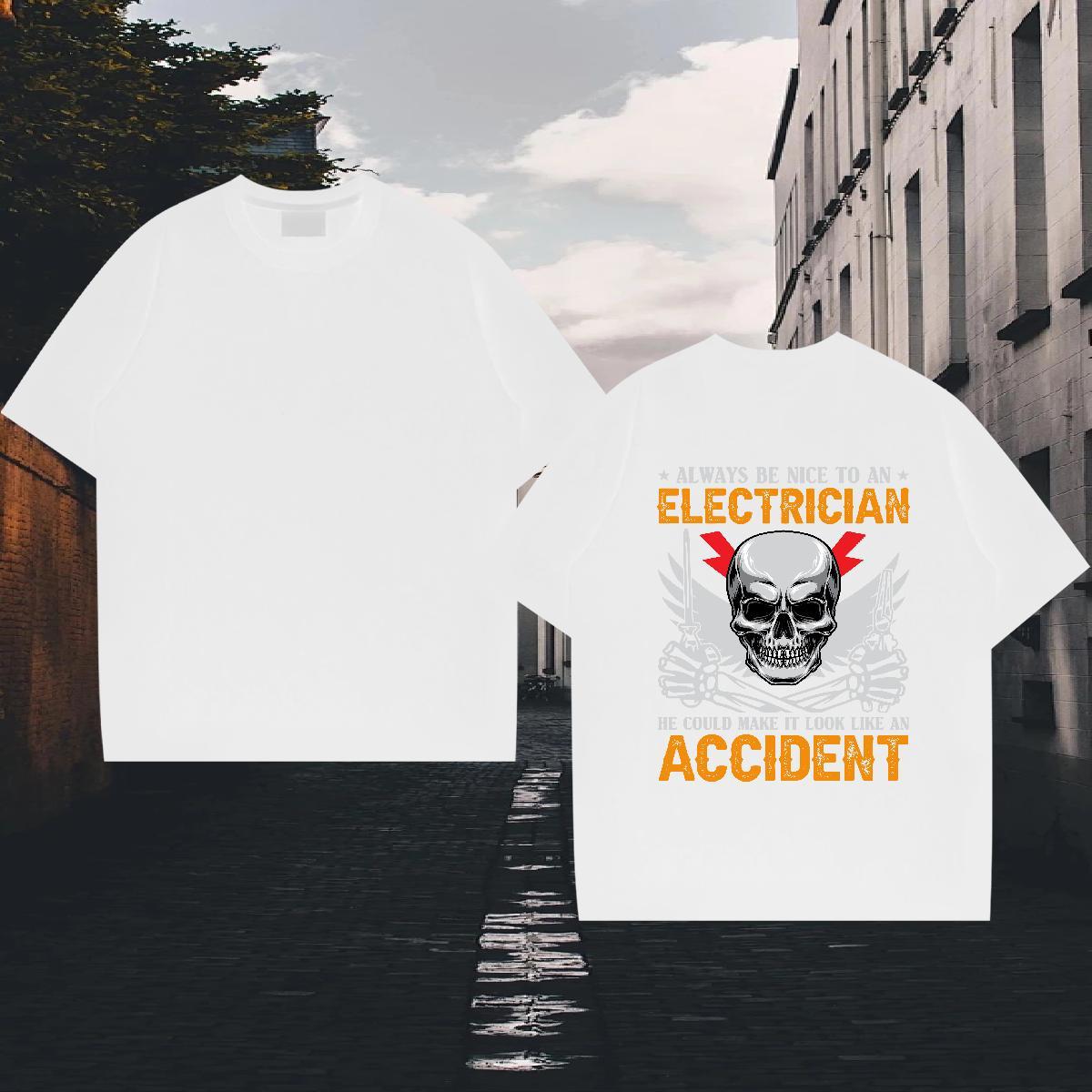 Cool Men T Shirts 230g Pure Cotton skull Daily Wear Graphic Breathable Short Sleeve Mens Tshirts Designer Tops