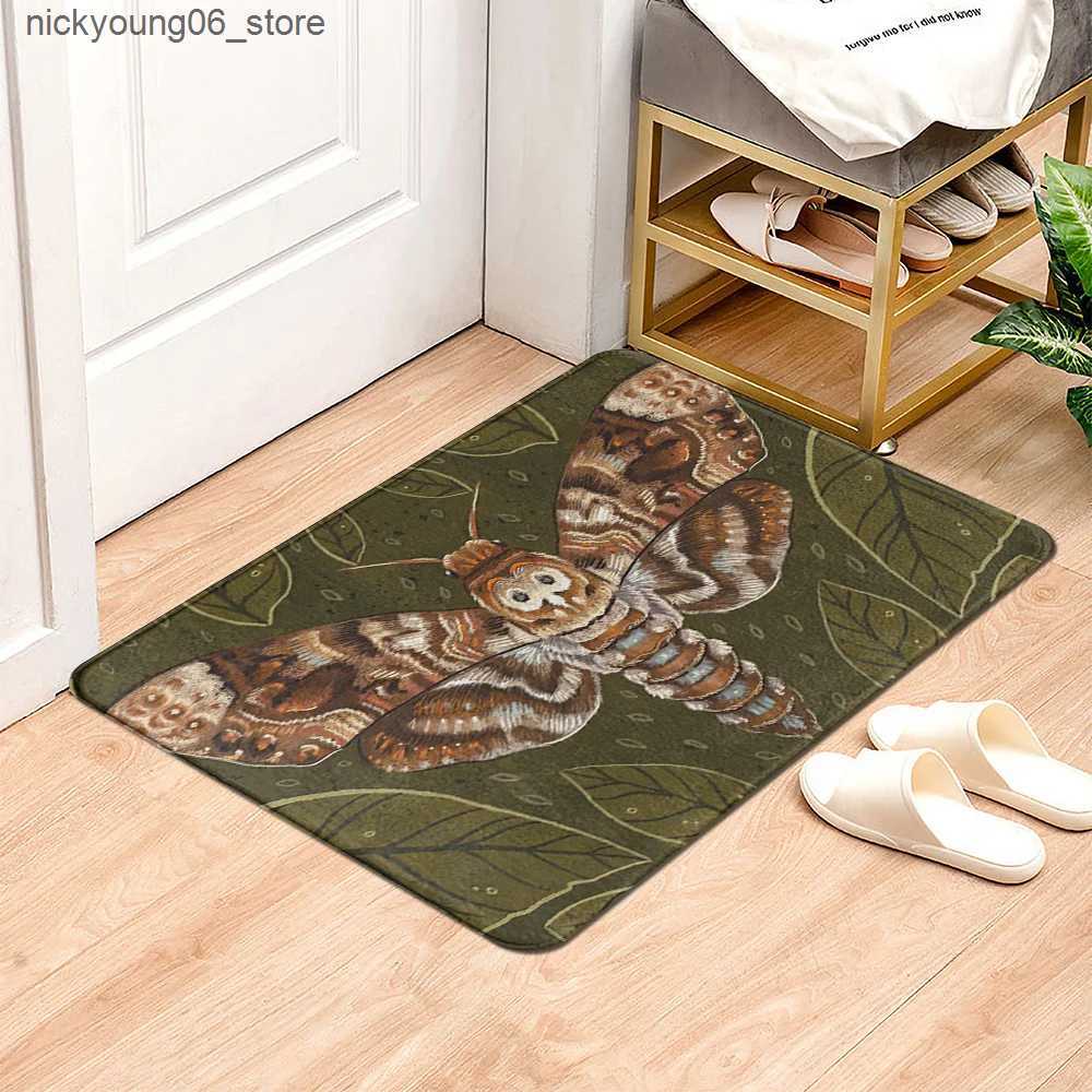 Non-Slip Bath Mats Oil painting Doormat Bathroom Printed Polyeste Kitchen Door Floor Carpet Cute Animal Decoration Floor Rug Door Mat Bath Mat L240910