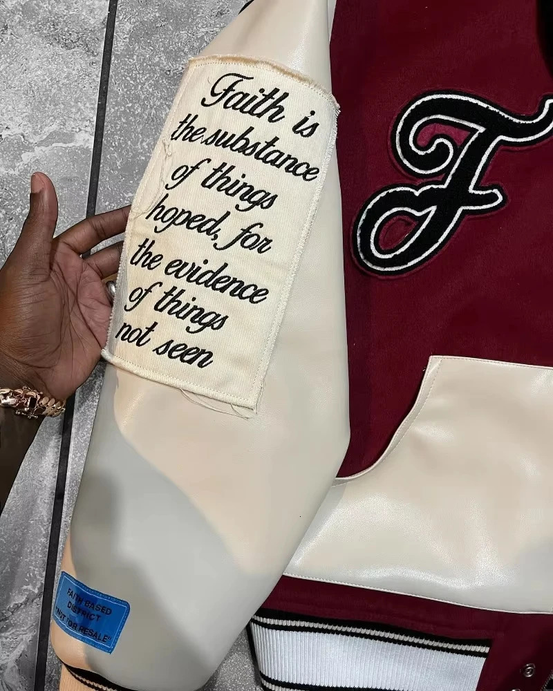 Y2K fashion trend in the United States letter embroidered jackets and jackets for mens street hip-hop clown baseball uniforms loose jackets 241007