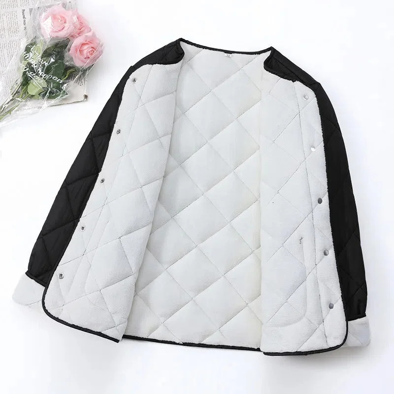 Women Jacket 2023 Autumn Winter Parkas Female CottonPadded Jackets Quilted Light Thin Down Cotton Short Coat Ladies Outwear 240930
