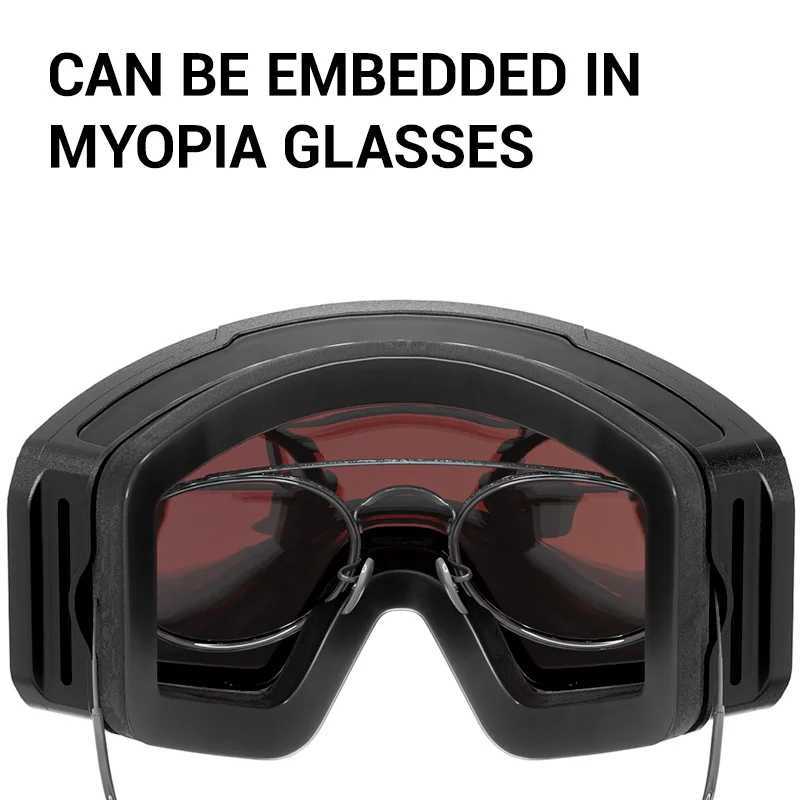 KAPVOE Ski Goggles Snow Glasses Mens UV400 Anti Fog Ski Eyes Snow Bike Outdoor Skiing Winter Sports Accessories CL241010