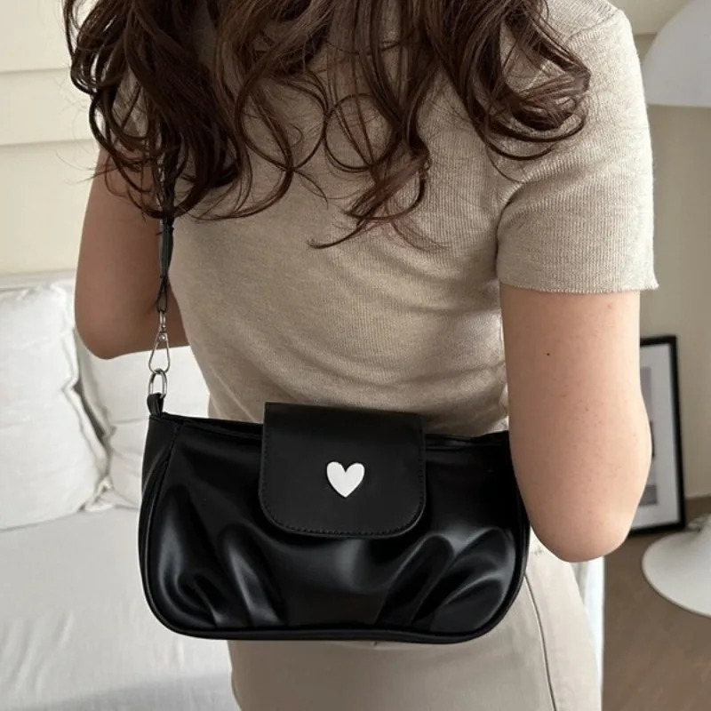 Summer Fashion Silver Small Bag for Women Fashion Edition Messenger Bag Shoulder Armrest Small Square Bag 241008