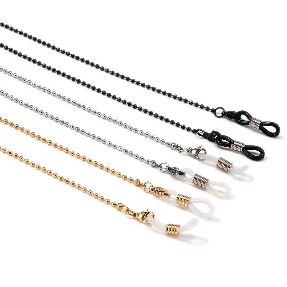 Fashion Glasses Beaded Glasses Chain for Women Simple High Quality Beads Hangs Mask Strap Handmade Necklace Sunglasses LanyardX241010