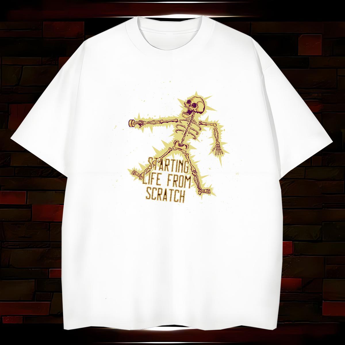 Cool Design T shirt 100% Cotton 230g skull Casual Daily Wear Custom Big Size Short Sleeve Soft Men Clothes T-Shirt Classic Tops Tees