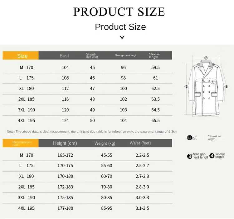 Winter Wool Material Long Style Windbreaker Casual Business Temperament Mens Clothing Fashion Trend Mens Luxury Brand Jacket LX241010