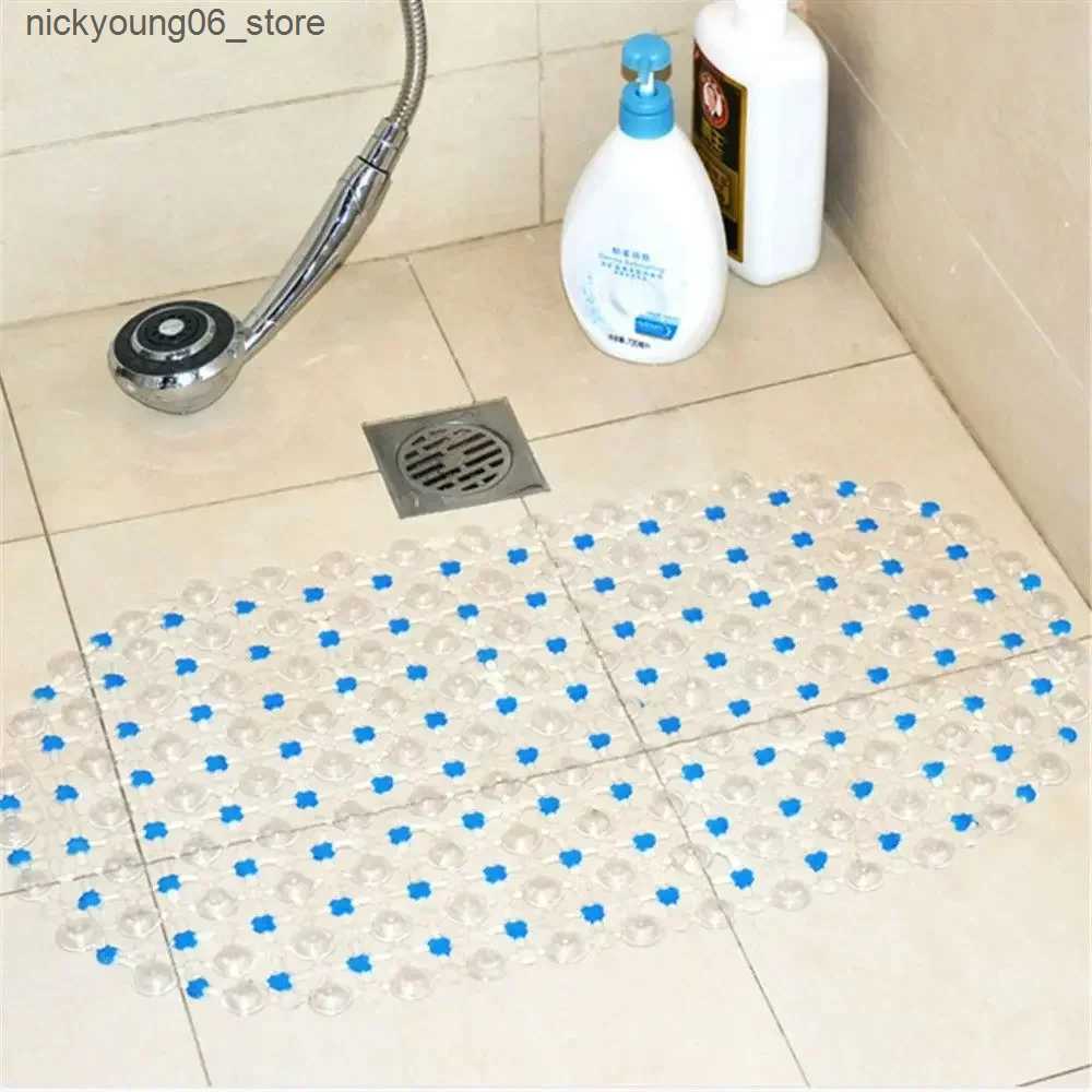 Non-Slip Bath Mats Fashion Bathroom Non-slip Mat Bath Massage Suction Cup Bathtub with Suction Cup Bathroom Mat Large Size Rug Bathroom Supply L240910