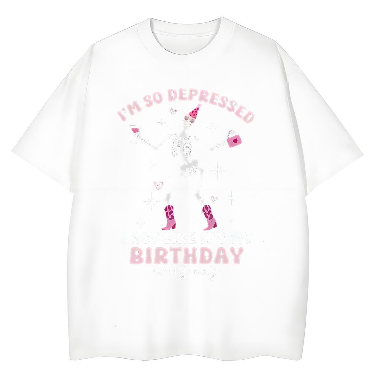 Fashion New T-Shirts for Women 100% Cotton 230g O-Neck Short Sleeve Hip Hop skull Couples T Shirts Brand Plus Size Custom Tee Shirt