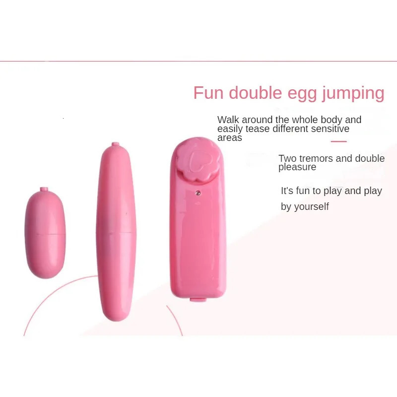Double egg vibrator control vibrating clitoris stimulator vaginal massage ball Gspot female Gode sex toy 241009
