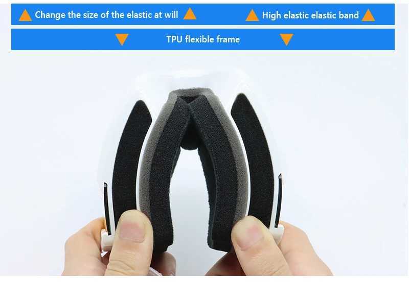 CHOOYOU 2024 new cylindrical buckle small frame anti fog skiing glasses CL241010