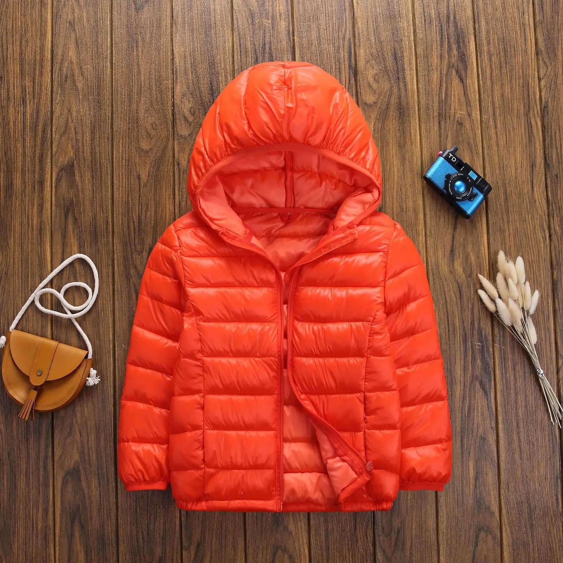 Down Coat 2024 autumn Winter Warm Down cotton Jackets For Girls Coat s Down Hooded Coats For Boys 3-12 Years Outerwear Children Clothes H241010