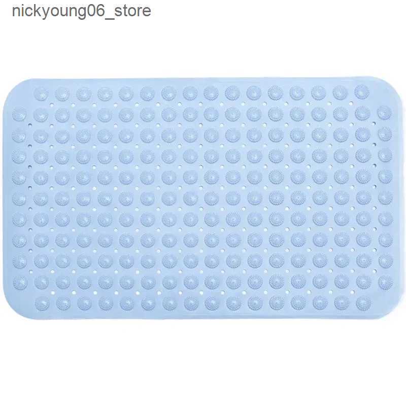 Non-Slip Bath Mats NEW Bath Mat 36x71cm Suction Cup Safety Shower Bathtub Mats Non Slip Bathroom Floor Mat PVC Waterproof Massage Foot Pad L240910