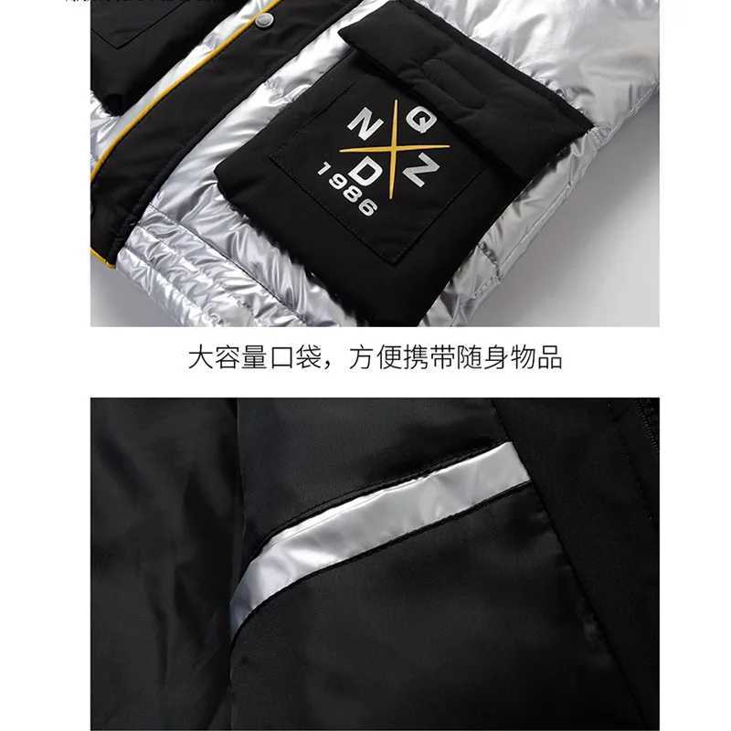 Men's Down Parkas Mens cotton winter jacket mens Tn jacket fashionable mens hooded mens casual jacket Y241009HVQ0