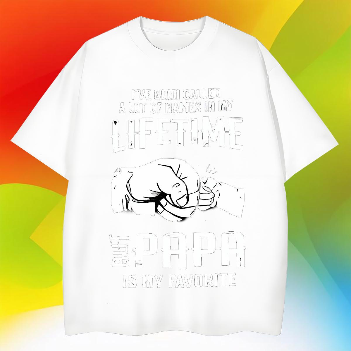 Loose Fit T Shirts Men 100% Cotton 230g letter Outdoor Anime Breathable Short Sleeve Couples T Shirts Customized Tees Shirts