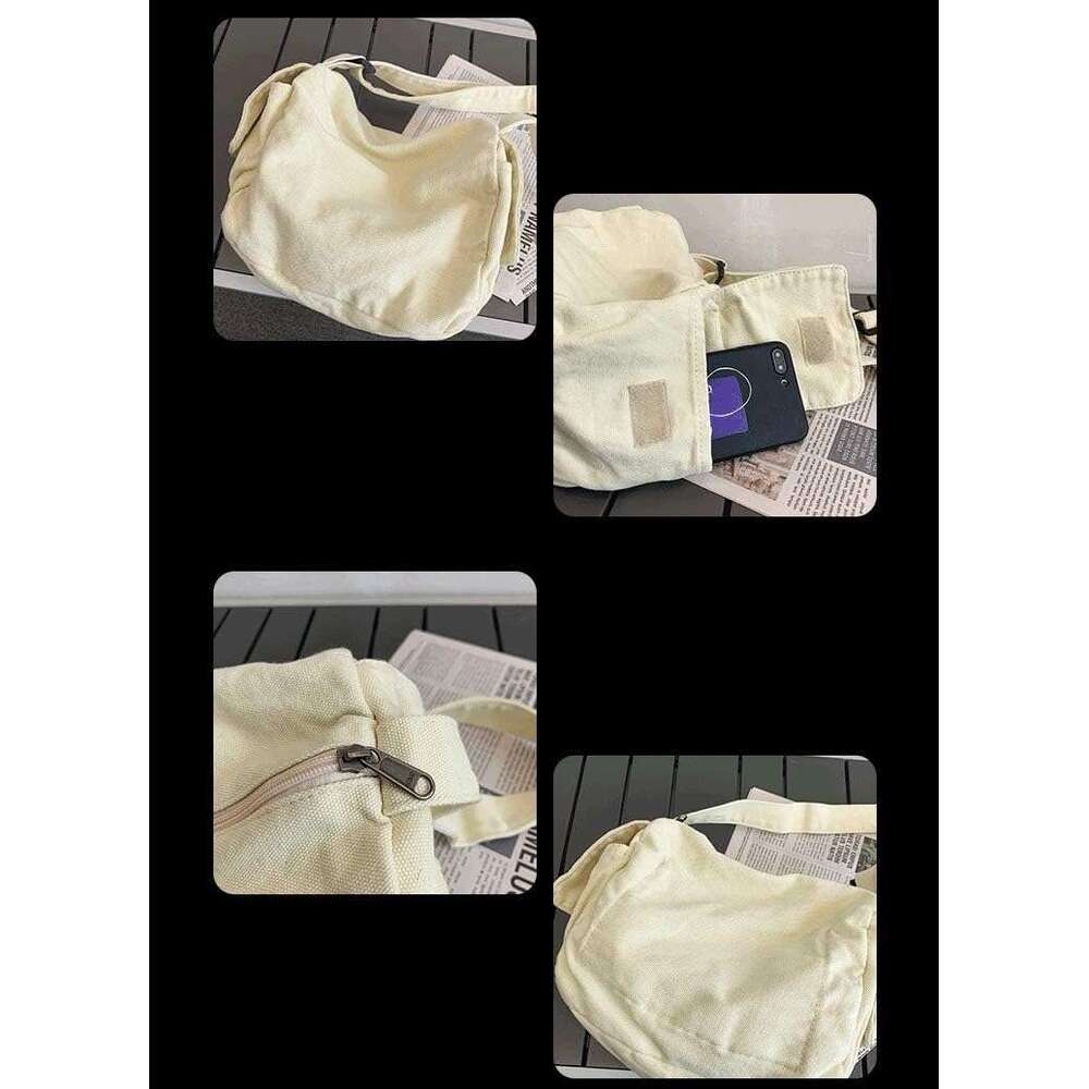 Women's Canvas Crossbody Shoulder Shopping Casual Hobo Bag