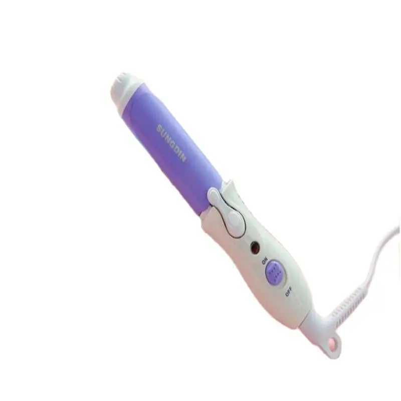 Travel Portable Electric Fringe Hair End Curling Iron 26MM Tourmaline Ceramic Wand Beach Wave Roller Curler Bang Styling WavyXJ241010