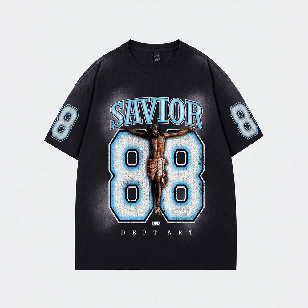 Neck Short Crew Men Sleeve 3D Print Breathable Trendy Football T-Shirt For Daily Life