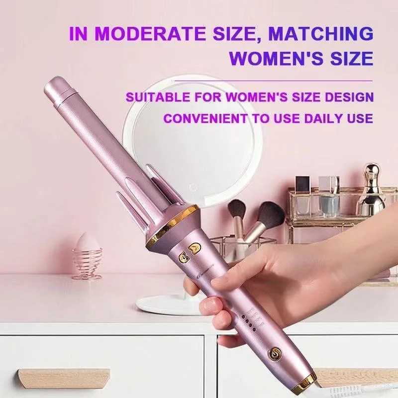 2023 New Product Pink Automatic Hair Curler Curling Iron Wand Curlers Machine Portable Irons Ceramic Curly ToolsXJ241010