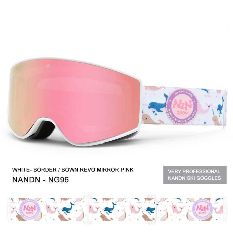 NANDN ski goggles for children double-layer UV400 anti fog goggles for skiing girls and boys winter sports ski goggles CL241010